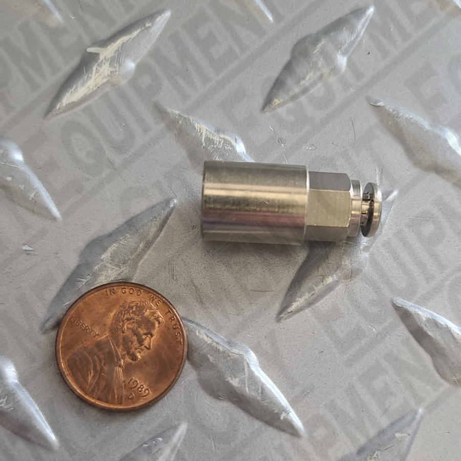 Mahle 023 80512 00 Female Fitting Adapter 1/8 Gas x 4mm Tube HNBR